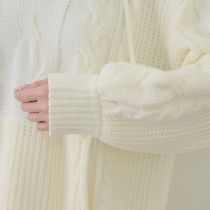 モールケーブルパーカーミニワンピース | RMAF　NICE CLAUP / OLIVE des OLIVE | 詳細画像52 