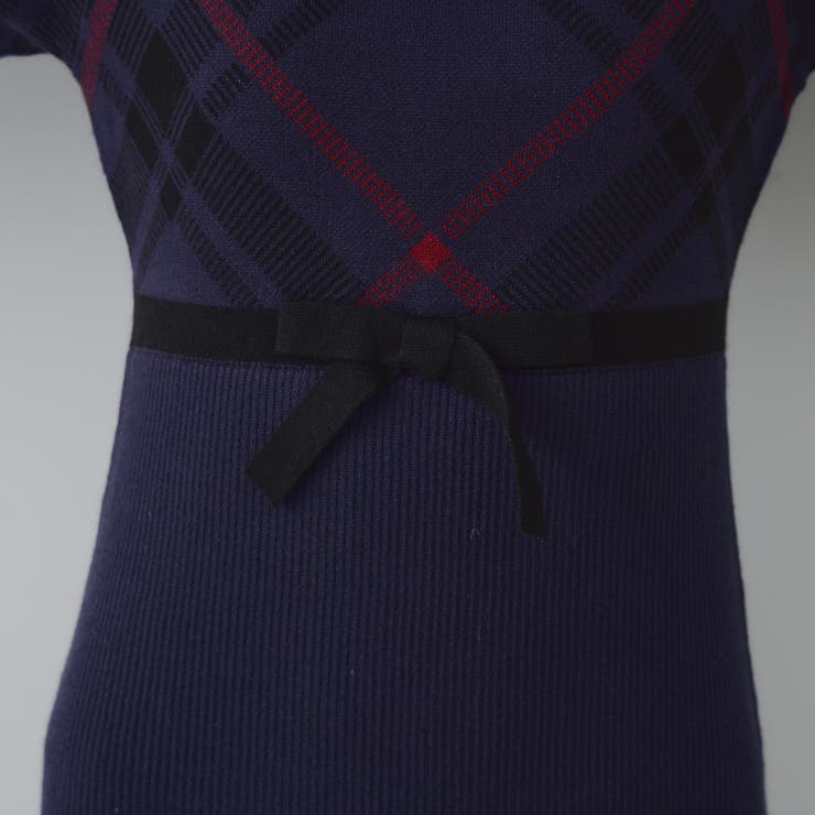 チェック切替ニットミニワンピース | NICE CLAUP / OLIVE des OLIVE　OUTLET | 詳細画像42 