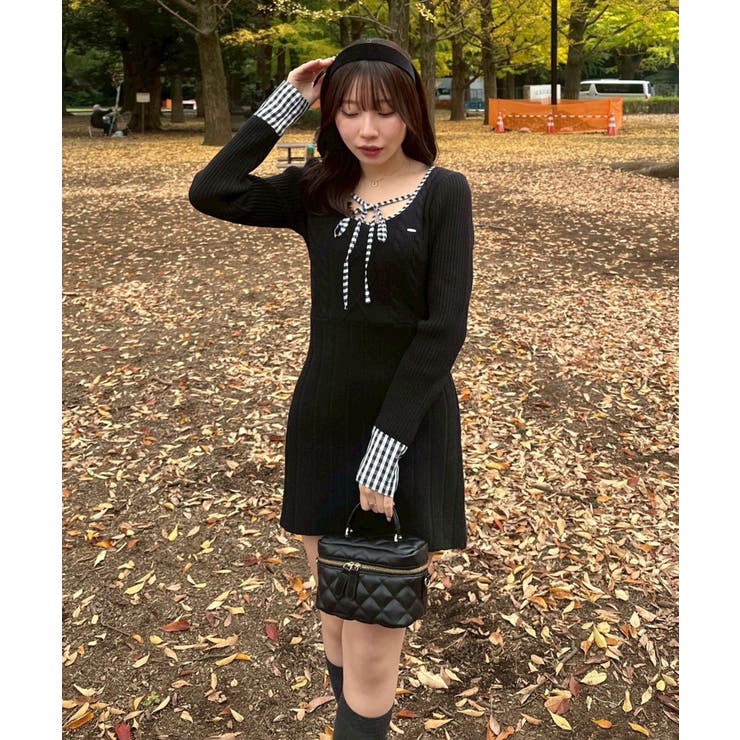 ケーブルニットミニワンピース | RMAF　NICE CLAUP / OLIVE des OLIVE | 詳細画像15 