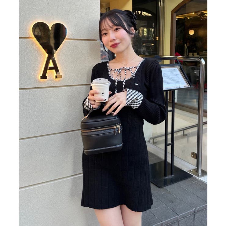 ケーブルニットミニワンピース | RMAF　NICE CLAUP / OLIVE des OLIVE | 詳細画像24 