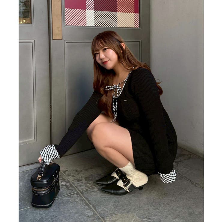 ケーブルニットミニワンピース | RMAF　NICE CLAUP / OLIVE des OLIVE | 詳細画像30 