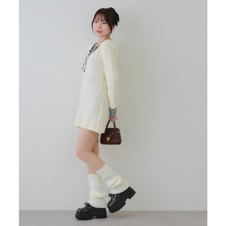 ケーブルニットミニワンピース | RMAF　NICE CLAUP / OLIVE des OLIVE | 詳細画像40 