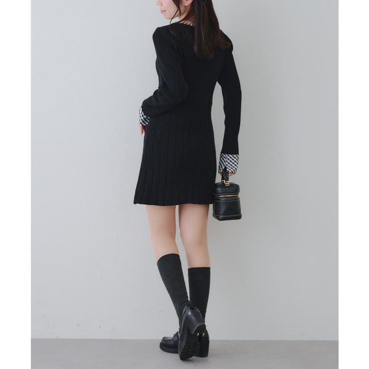 ケーブルニットミニワンピース | RMAF　NICE CLAUP / OLIVE des OLIVE | 詳細画像49 