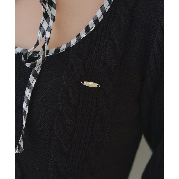 ケーブルニットミニワンピース | RMAF　NICE CLAUP / OLIVE des OLIVE | 詳細画像56 