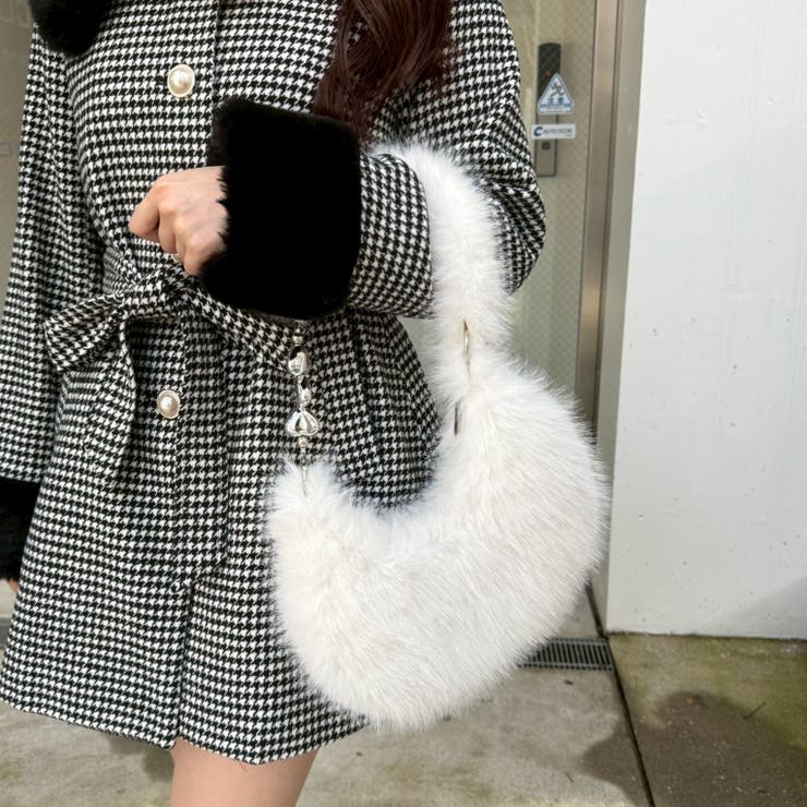 ふわふわファーハートバッグ | RMAF　NICE CLAUP / OLIVE des OLIVE | 詳細画像5 