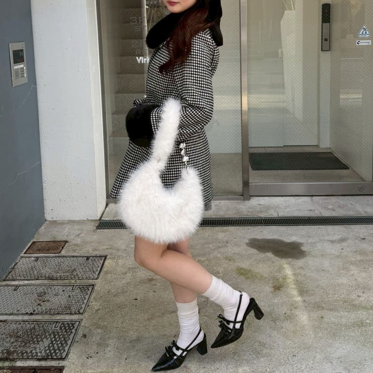 ふわふわファーハートバッグ | RMAF　NICE CLAUP / OLIVE des OLIVE | 詳細画像7 