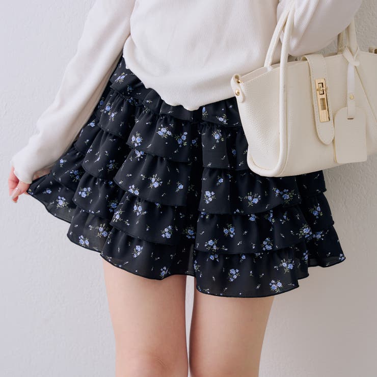 花柄 | アソートフリルミニスカート | RMAF　NICE CLAUP / OLIVE des OLIVE