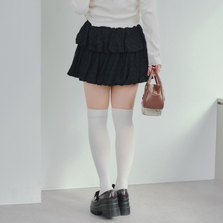 2段バルーンミニスカート | RMAF　NICE CLAUP / OLIVE des OLIVE | 詳細画像23 