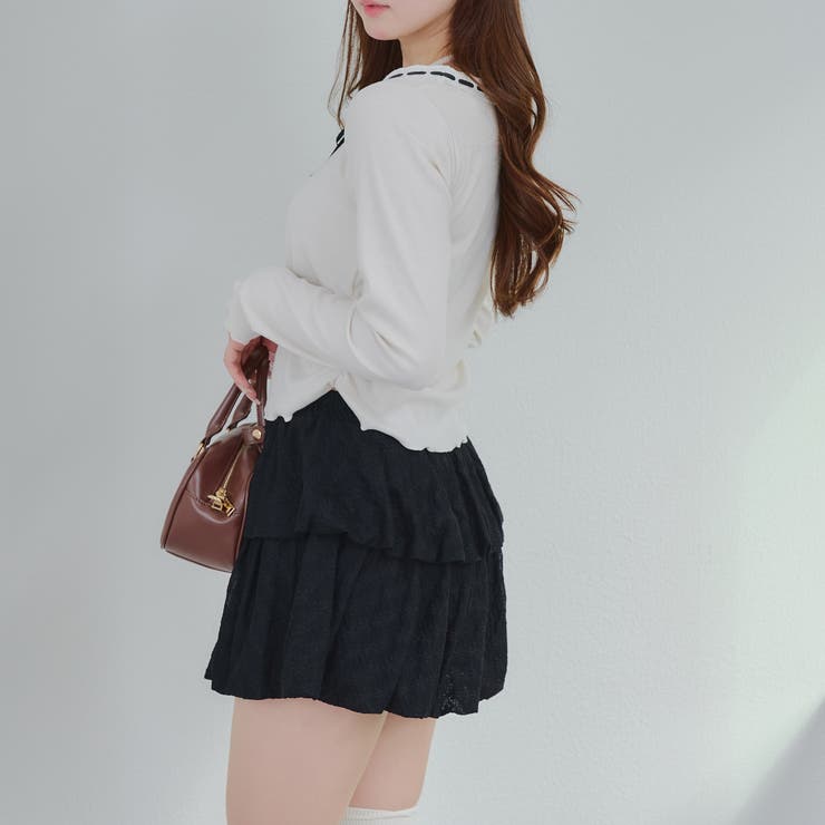 2段バルーンミニスカート | RMAF　NICE CLAUP / OLIVE des OLIVE | 詳細画像26 