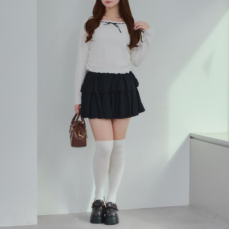 2段バルーンミニスカート | RMAF　NICE CLAUP / OLIVE des OLIVE | 詳細画像28 