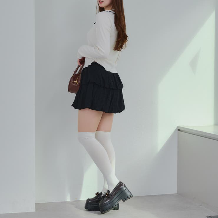 2段バルーンミニスカート | RMAF　NICE CLAUP / OLIVE des OLIVE | 詳細画像29 