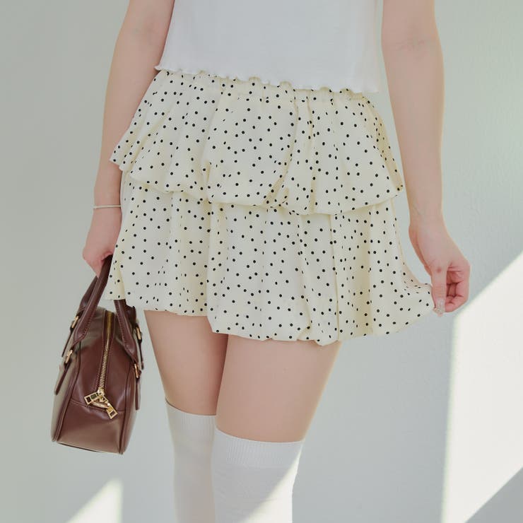 2段バルーンミニスカート | RMAF　NICE CLAUP / OLIVE des OLIVE | 詳細画像31 