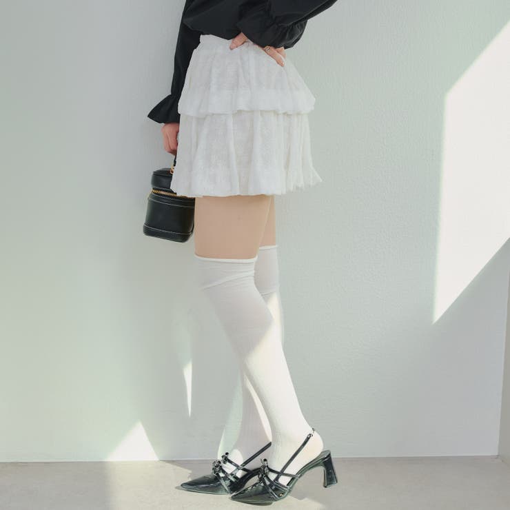 2段バルーンミニスカート | RMAF　NICE CLAUP / OLIVE des OLIVE | 詳細画像4 