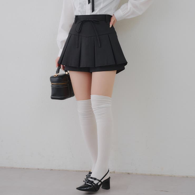 リボン付プリーツスカパン | RMAF　NICE CLAUP / OLIVE des OLIVE | 詳細画像9 