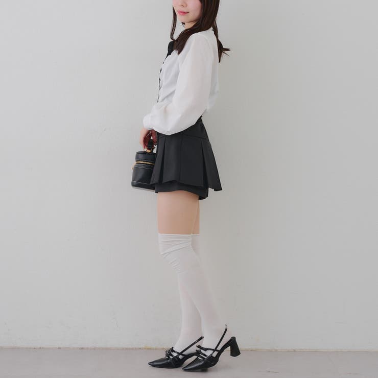 リボン付プリーツスカパン | RMAF　NICE CLAUP / OLIVE des OLIVE | 詳細画像13 