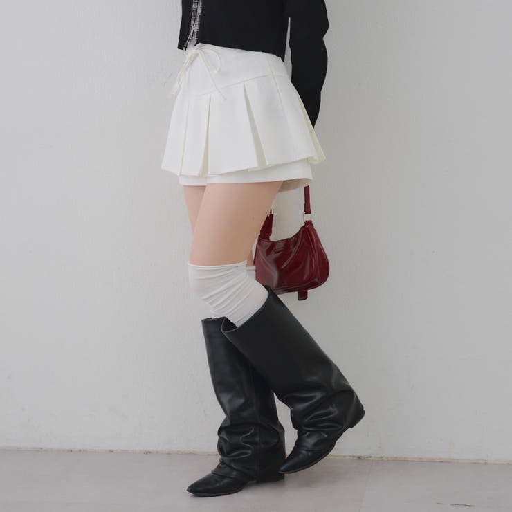 リボン付プリーツスカパン | RMAF　NICE CLAUP / OLIVE des OLIVE | 詳細画像16 