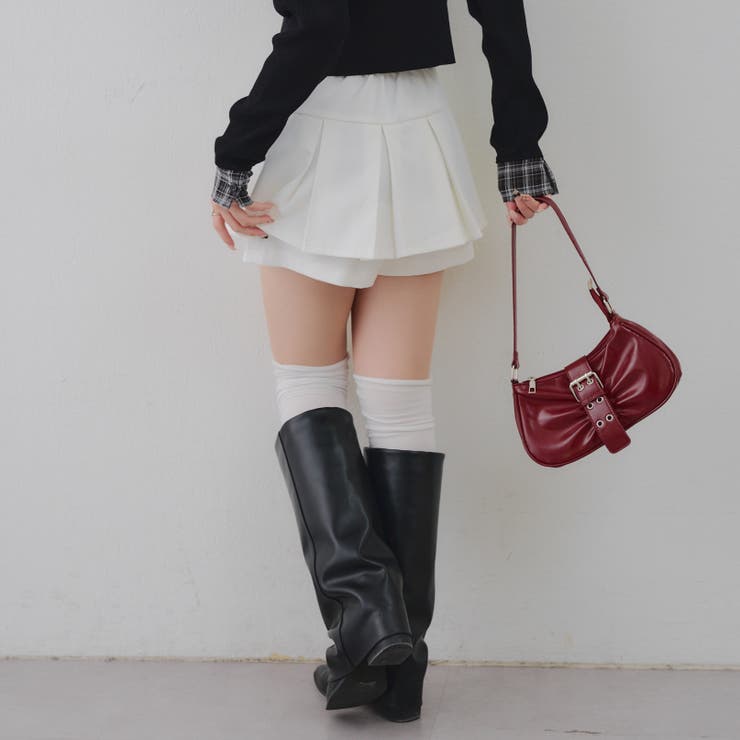 リボン付プリーツスカパン | RMAF　NICE CLAUP / OLIVE des OLIVE | 詳細画像18 