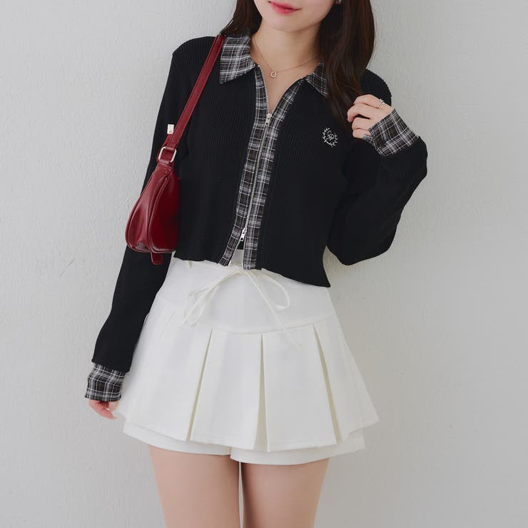 リボン付プリーツスカパン | RMAF　NICE CLAUP / OLIVE des OLIVE | 詳細画像19 