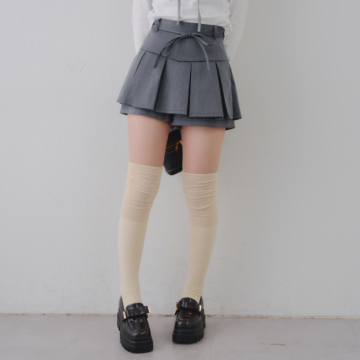 リボン付プリーツスカパン | RMAF　NICE CLAUP / OLIVE des OLIVE | 詳細画像29 