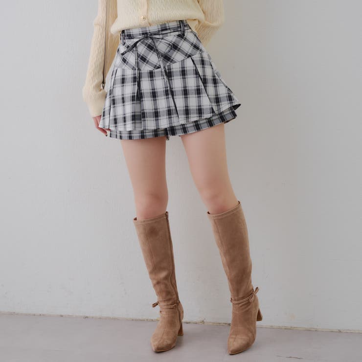 リボン付プリーツスカパン | RMAF　NICE CLAUP / OLIVE des OLIVE | 詳細画像33 