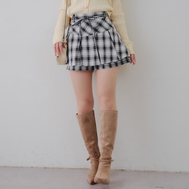 リボン付プリーツスカパン | RMAF　NICE CLAUP / OLIVE des OLIVE | 詳細画像34 