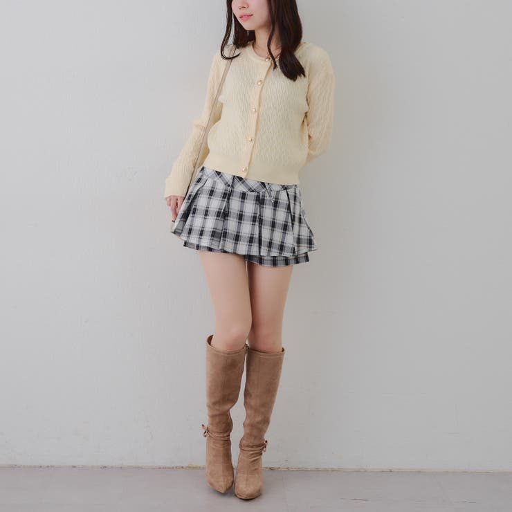 リボン付プリーツスカパン | RMAF　NICE CLAUP / OLIVE des OLIVE | 詳細画像37 