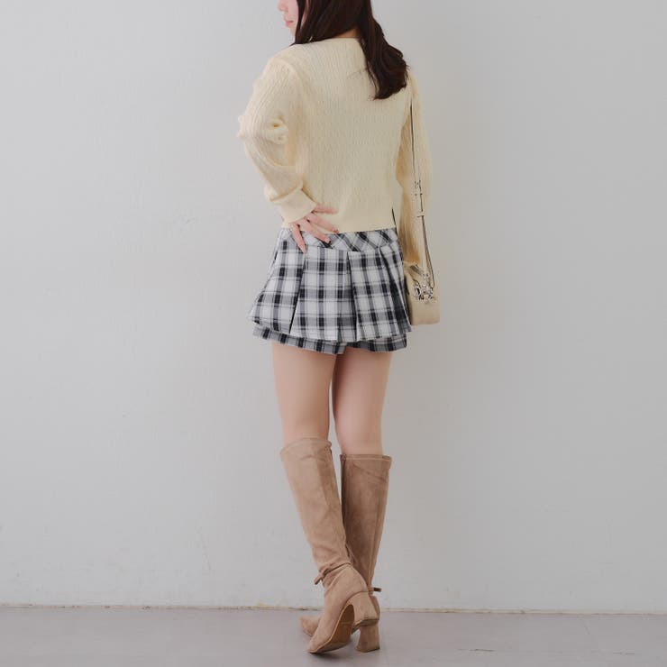 リボン付プリーツスカパン | RMAF　NICE CLAUP / OLIVE des OLIVE | 詳細画像40 