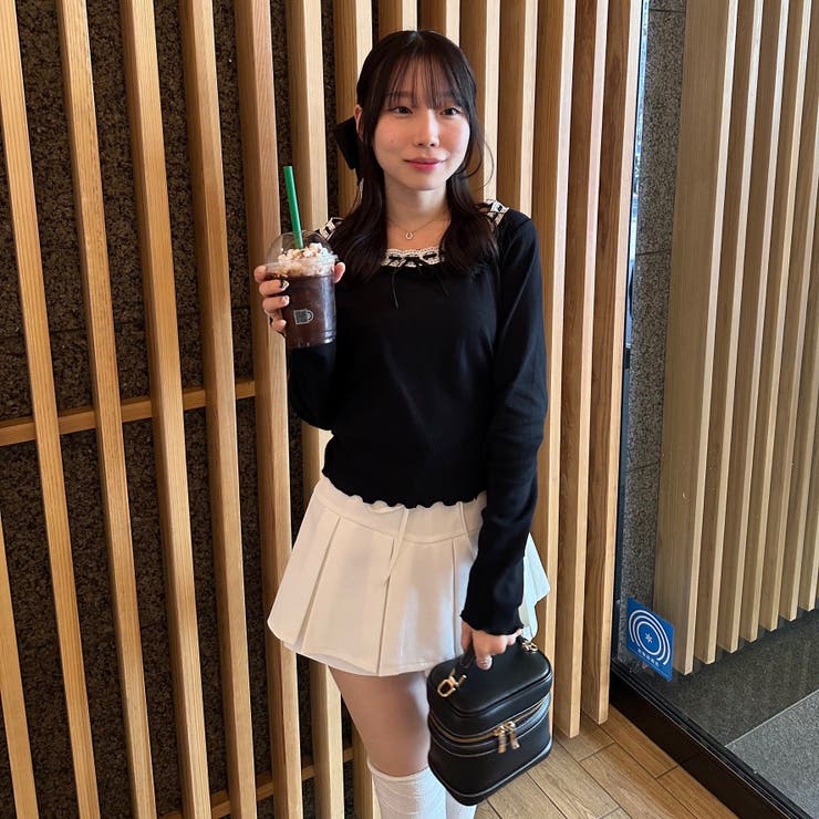 リボン付プリーツスカパン | RMAF　NICE CLAUP / OLIVE des OLIVE | 詳細画像50 