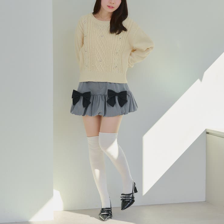 【セットアップ対応】ミニバルーンスカート | RMAF　NICE CLAUP / OLIVE des OLIVE | 詳細画像29 