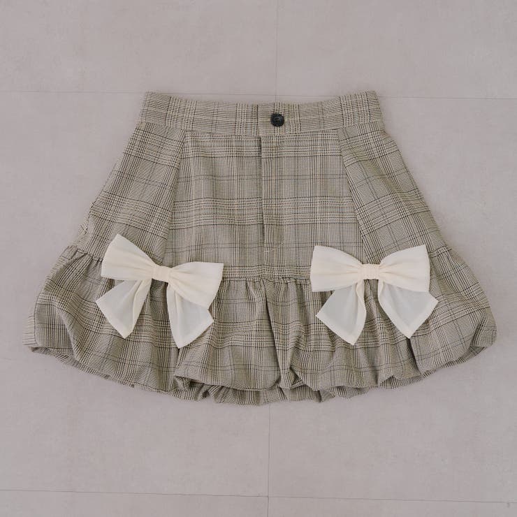 チェック | 【セットアップ対応】ミニバルーンスカート | RMAF　NICE CLAUP / OLIVE des OLIVE