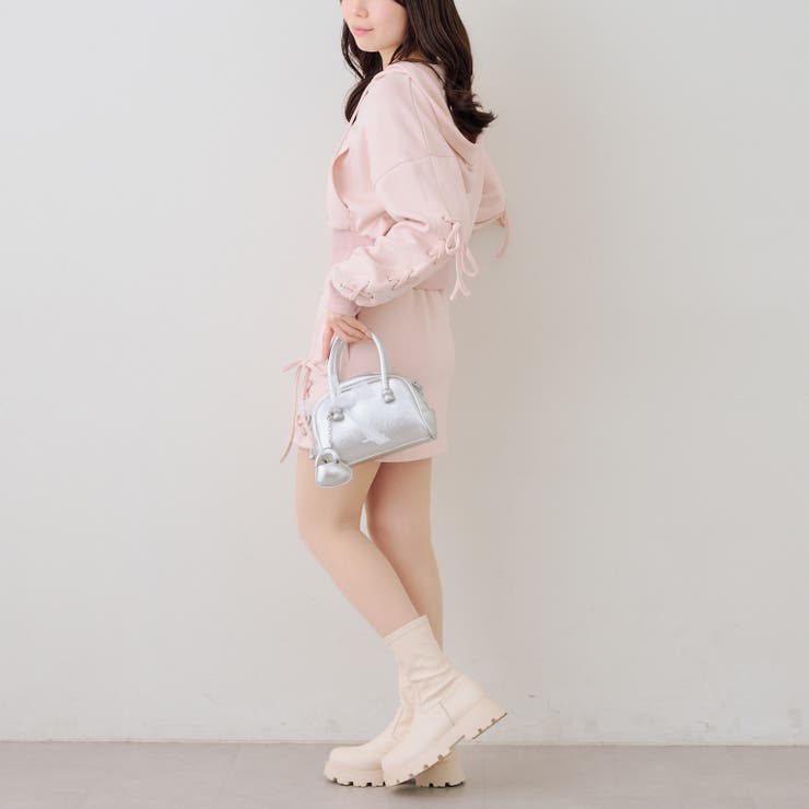 【セットアップ対応】ダンボールレースアップミニスカート | RMAF　NICE CLAUP / OLIVE des OLIVE | 詳細画像9 