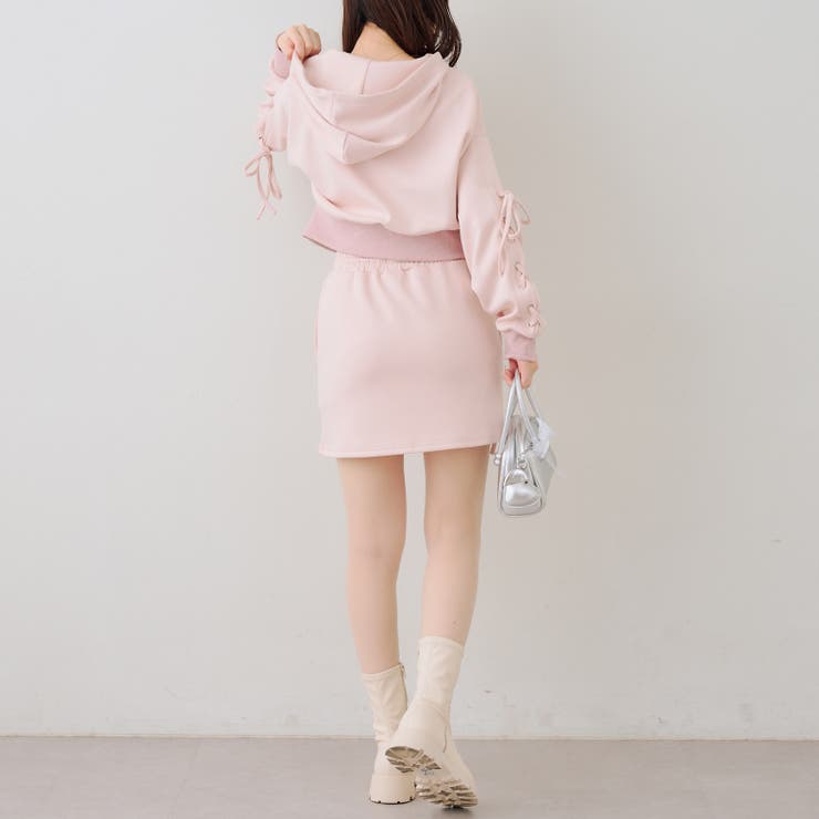 【セットアップ対応】ダンボールレースアップミニスカート | RMAF　NICE CLAUP / OLIVE des OLIVE | 詳細画像10 