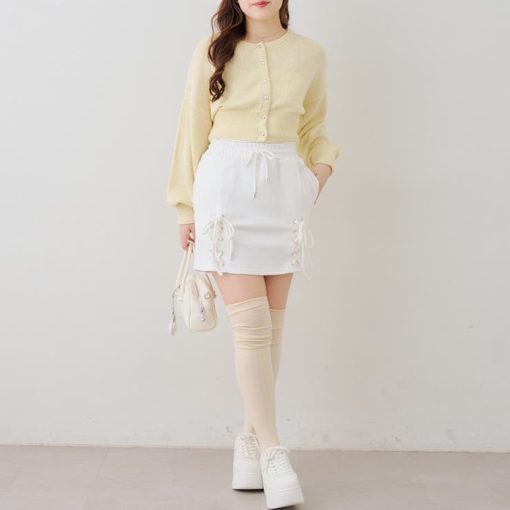 【セットアップ対応】ダンボールレースアップミニスカート | RMAF　NICE CLAUP / OLIVE des OLIVE | 詳細画像19 