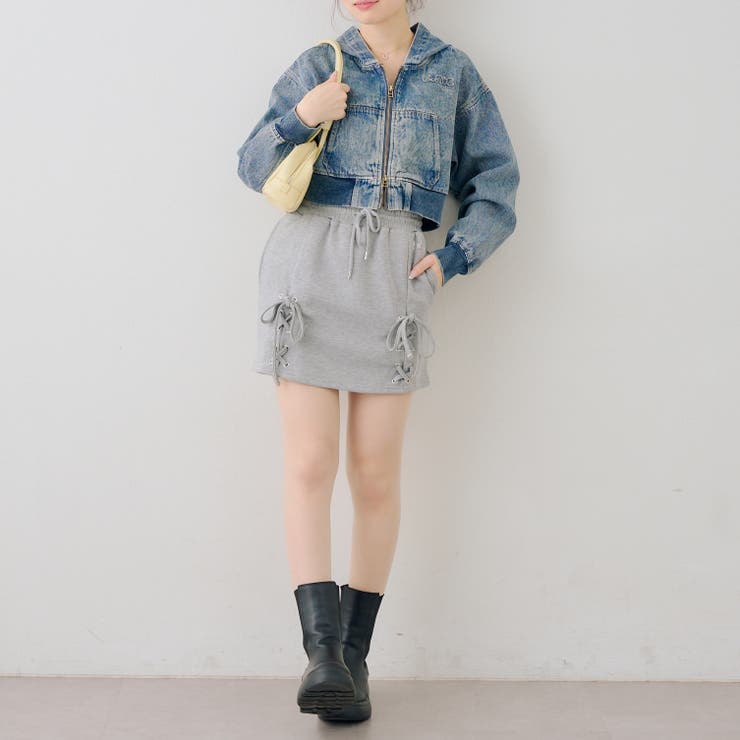 【セットアップ対応】ダンボールレースアップミニスカート | RMAF　NICE CLAUP / OLIVE des OLIVE | 詳細画像26 