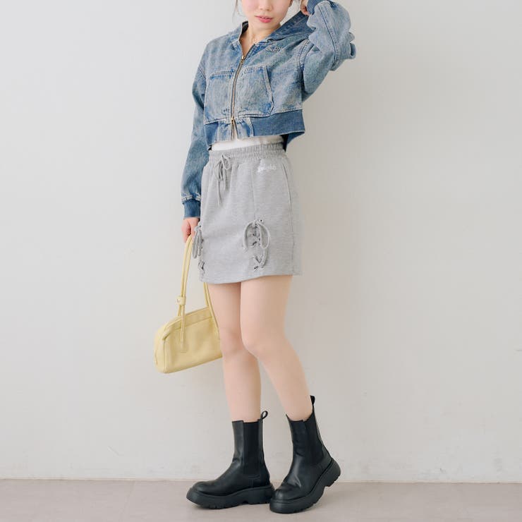 【セットアップ対応】ダンボールレースアップミニスカート | RMAF　NICE CLAUP / OLIVE des OLIVE | 詳細画像27 