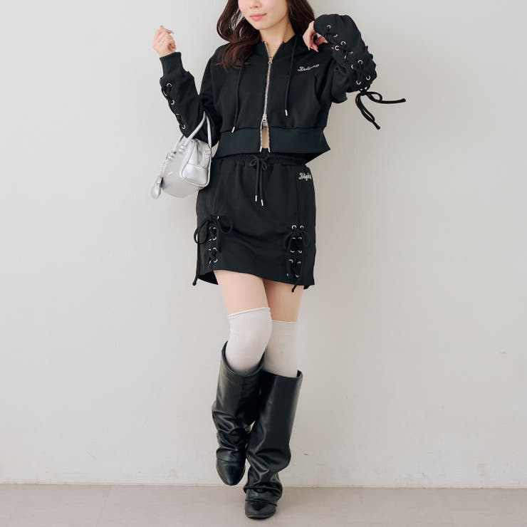 【セットアップ対応】ダンボールレースアップミニスカート | RMAF　NICE CLAUP / OLIVE des OLIVE | 詳細画像36 