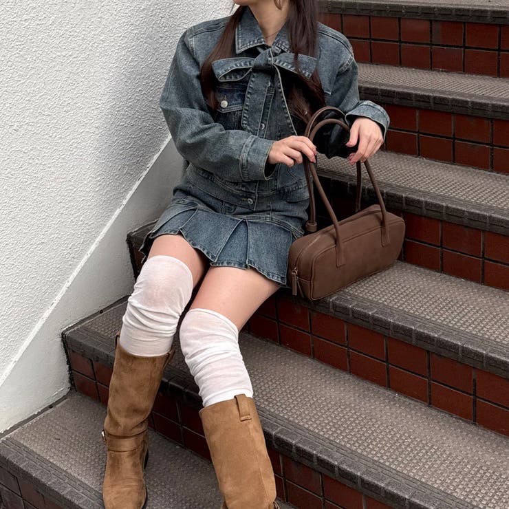 【セットアップ対応】デニムプリーツミニスカート | RMAF　NICE CLAUP / OLIVE des OLIVE | 詳細画像16 