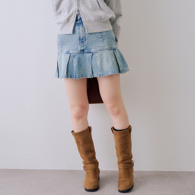 【セットアップ対応】デニムプリーツミニスカート | RMAF　NICE CLAUP / OLIVE des OLIVE | 詳細画像32 