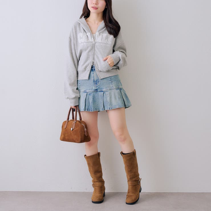 【セットアップ対応】デニムプリーツミニスカート | RMAF　NICE CLAUP / OLIVE des OLIVE | 詳細画像35 