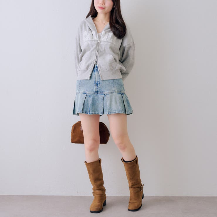 【セットアップ対応】デニムプリーツミニスカート | RMAF　NICE CLAUP / OLIVE des OLIVE | 詳細画像37 