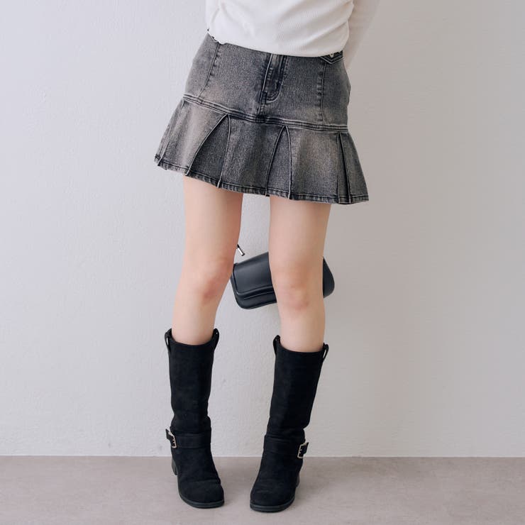 【セットアップ対応】デニムプリーツミニスカート | RMAF　NICE CLAUP / OLIVE des OLIVE | 詳細画像39 