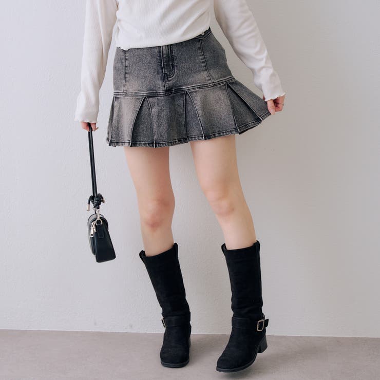 【セットアップ対応】デニムプリーツミニスカート | RMAF　NICE CLAUP / OLIVE des OLIVE | 詳細画像40 