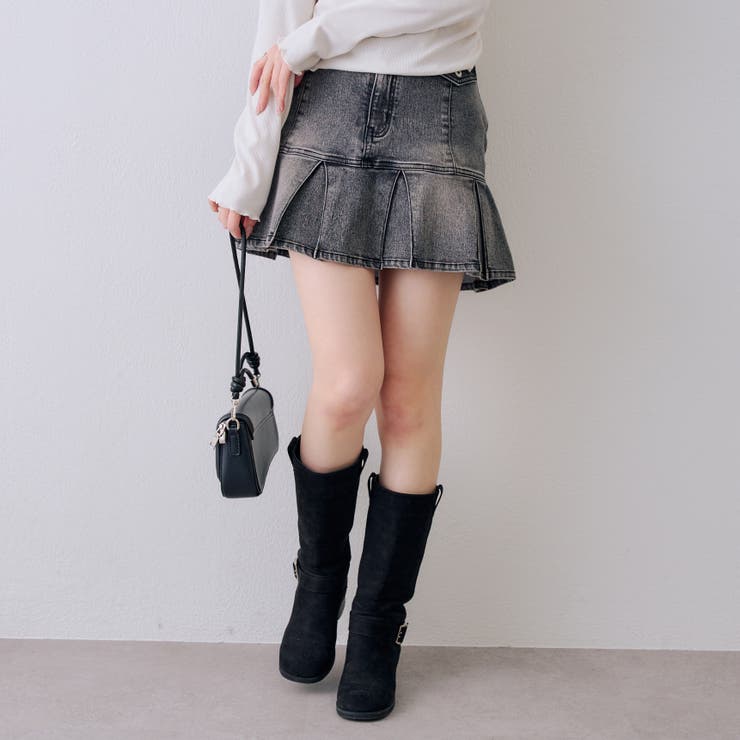 【セットアップ対応】デニムプリーツミニスカート | RMAF　NICE CLAUP / OLIVE des OLIVE | 詳細画像42 