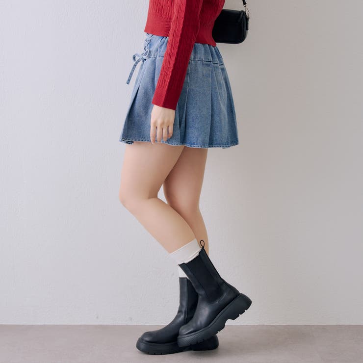 【セットアップ対応】レースアップミニプリーツスカート | RMAF　NICE CLAUP / OLIVE des OLIVE | 詳細画像16 