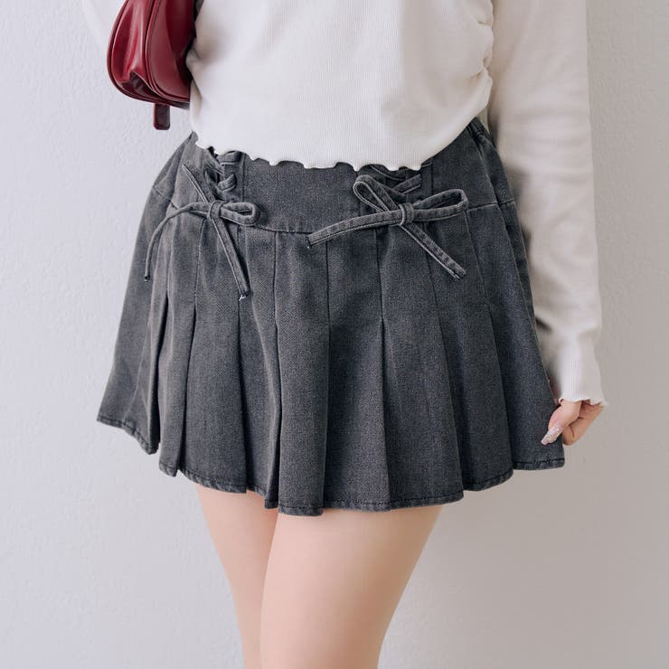 【セットアップ対応】レースアップミニプリーツスカート | RMAF　NICE CLAUP / OLIVE des OLIVE | 詳細画像25 