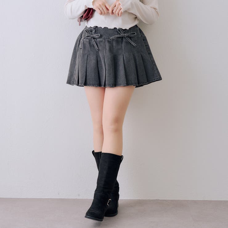 【セットアップ対応】レースアップミニプリーツスカート | RMAF　NICE CLAUP / OLIVE des OLIVE | 詳細画像27 