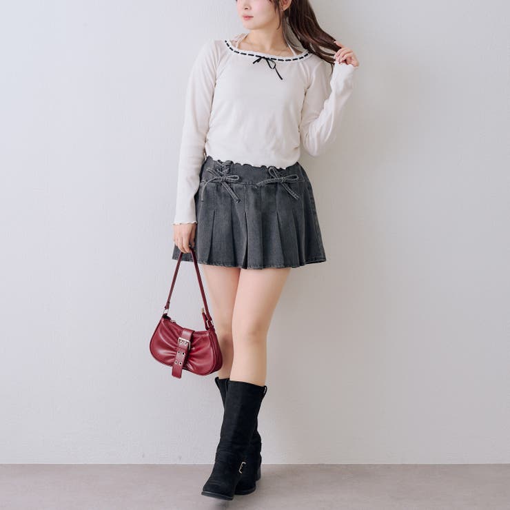 【セットアップ対応】レースアップミニプリーツスカート | RMAF　NICE CLAUP / OLIVE des OLIVE | 詳細画像31 