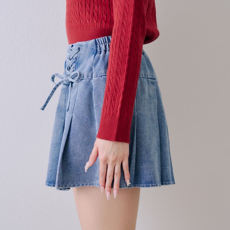 【セットアップ対応】レースアップミニプリーツスカート | RMAF　NICE CLAUP / OLIVE des OLIVE | 詳細画像36 