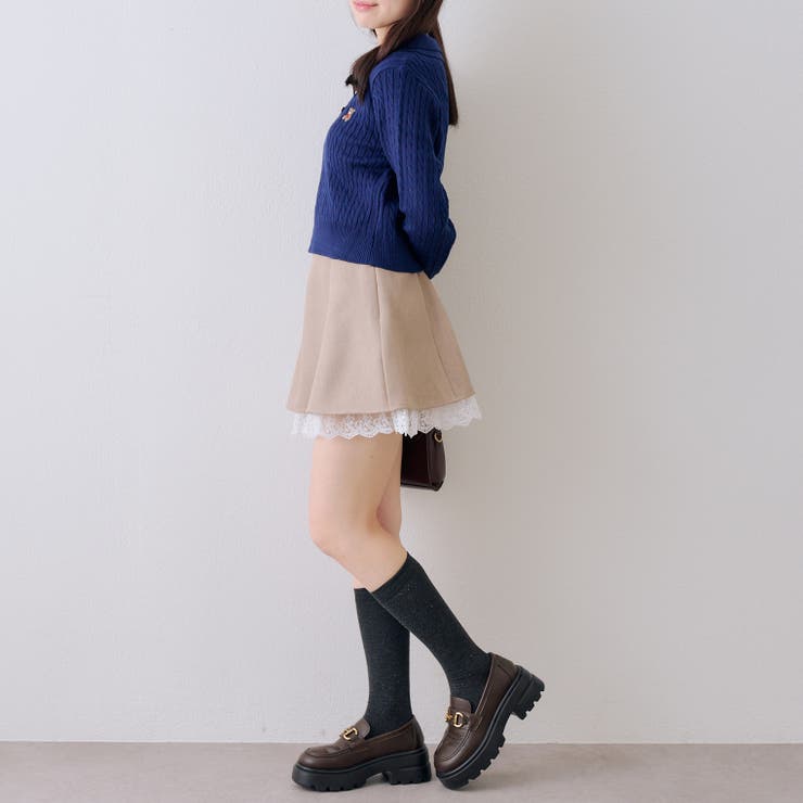 【セットアップ対応】裾レースミニスカート | RMAF　NICE CLAUP / OLIVE des OLIVE | 詳細画像11 