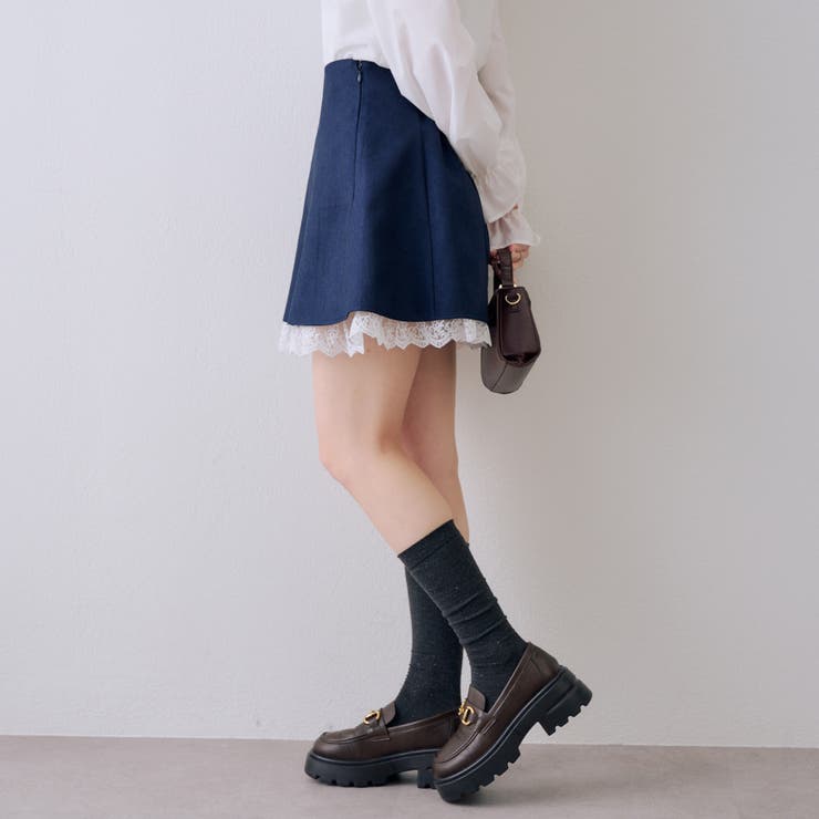 【セットアップ対応】裾レースミニスカート | RMAF　NICE CLAUP / OLIVE des OLIVE | 詳細画像13 